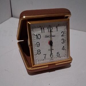 Mid-Century Seth Thomas Traveling Alarm Clock.